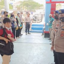 Libur Imlek, Polres Kep. Seribu Gelar Pengamanan di Dermaga Marina