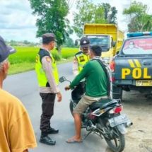 Cegah Tindak Kejahatan, Kapolsek Buay Madang Instruksikan Anggota Patroli Jalan Raya