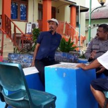 Bhabinkamtibmas Pulau Harapan Tampung Unek-Unek Warga Lewat Jumat Curhat