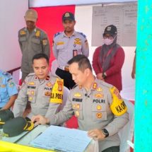 Kapolres Kep. Seribu Tinjau Kesiapan Pospam Operasi Kepolisian Terpusat “Ketupat Jaya-2023”