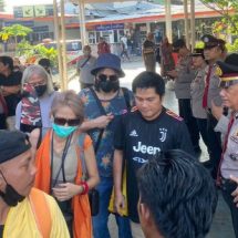 Pengamanan Keberangkatan Wisatawan Polres Kep. Seribu Di Dermaga Marina Ancol