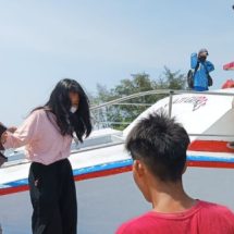 Pelayanan Petugas Pos Pengamanan Ops Ketupat Jaya 2023 di Pulau Harapan