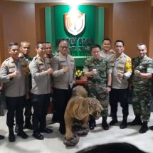 Kapolres Kepulauan Seribu, Tanjung Priok dan Jakarta Utara Anjangsana Ke Makodim 0502/JU