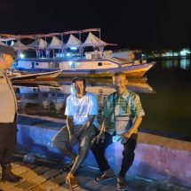 Patroli Polsek Kepulauan Seribu Utara Gandeng Tokoh Masyarakat Tangkal Hoax