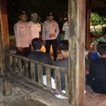 Patroli Malam Polsek Kep. Seribu Selatan, Himbau Remaja Tidak Keluar Hingga Larut
