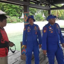 Patroli Rutin Polair Polres Kep. Seribu Jaga Keamanan Perairan dan Lakukan Sambang ke Penjaga Pulau Air