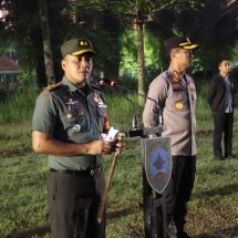 Kapolresta dan Dandim Pimpin Apel Kesiapan Pengamanan Kunjungan Kaisar Jepang di Candi Borobudur
