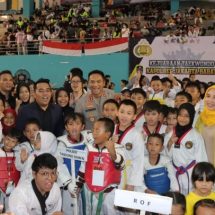 Kapolres Jakarta Barat Resmi Buka Kejuaraan Taekwondo 2023