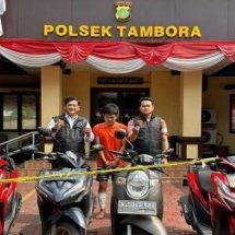 Polsek Tambora Tangkap Curanmor Jaringan Lampung, Sehari Bisa Curi 5 Motor Sekaligus