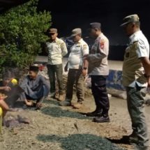 Polsek Kep. Seribu Selatan Patroli Malam Sambang Himbau Remaja di Pulau Pari