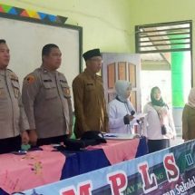 Kapolsek Buay Madang Beri Pembinaan Pencegahan Kenakalan Remaja di SMPN 01