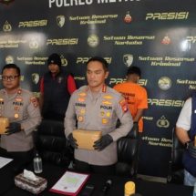 Polisi Berhasil Tangkap Kurir Ganja Seberat 92 KG Asal Aceh