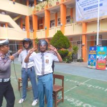 Satlantas Polres Magelang Kota Edukasi Tertib Berlalu Lintas Pada Pelajar SMK N 2 Magelang