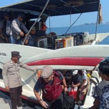 Kapolsubsektor Pulau Pramuka Laksanakan Giat Yan Pam di Dermaga Utama
