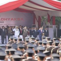 Panglima TNI Laksamana Yudo Margono Hadiri Upacara Hari Bhakti Adhyaksa ke-63