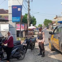 Polsek Buay Madang Patroli Dialogis di Perbankan Desa Sukaraja