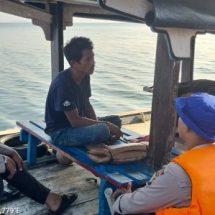 Satuan Polair Polres Kepulauan Seribu Lakukan Patroli Laut di Perairan Pulau Ayer
