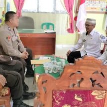 Polsek Buay Madang Silaturahmi dengan Kepala Sekolah SMPN 2