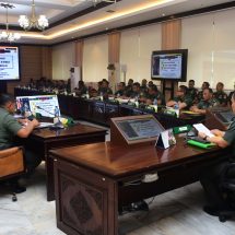 Kasdam IV/Diponegoro Pimpin Pelaksanaan Rapat Evaluasi Pelaksanaan Program Kerja dan Anggaran Kodam