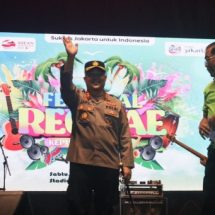 Kapolres Kep. Seribu Himbau Kamtibmas dan Ajak Pihak Keamanan Festival Reggae Bersikap Humanis