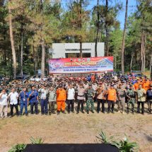 Polresta Magelang Gelar Pasukan Satuan Tugas Penanganan Kebakaran Hutan dan Lahan di TNGM Jurang Jero