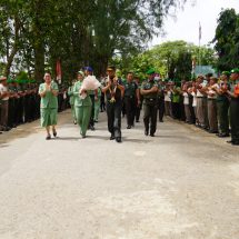 Temui Prajurit Dijajaran Korem 181/PVT, Pangdam Kasuari Tegaskan Jaga Netralitas TNI