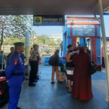 Jamin Keamanan Wisatawan, Polres Kep Seribu Berjaga di Dermaga Marina Ancol