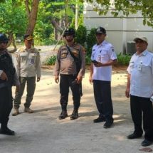 Polres Kep. Seribu Gelar Patroli Skala Besar di Pulau Karang Beras Menjaga Kondusifitas Wilayah