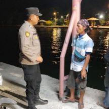 Patroli Malam Polsek Kepulauan Seribu Selatan, Menjaga Keamanan dan Terima Masukan dari Warga