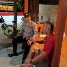 Patroli Malam Polsek Kep. Seribu Selatan Mewujudkan Keamanan dan Terima Masukan Warga