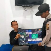 Anggota Polsek Buay Madang Lakukan Pengamanan Obyek Vital di Kantor Bank Sumsel
