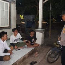 Polsek Kepulauan Seribu Selatan Gencar Melaksanakan Patroli Malam Dialogis dan Sambang Himbau Kenakalan Remaja