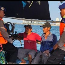 Team Patroli Satpolair Polres Kepulauan Seribu Melaksanakan Giat Patroli Laut di Perairan Pulau Damar