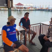Bhabinkamtibmas Pulau Pramuka Ingatkan Warga Soal Penggunaan Media Sosial Menjelang Pemilu 2024