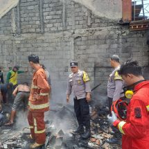 Diduga Teledor Matikan Api Tungku, Rumah Warga Windusari Habis Terbakar