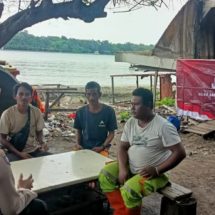 Bhabinkamtibmas Pulau Kelapa, Aipda Sahrizal, Galang Aksi Bersama Antisipasi Demam Berdarah pada Musim Penghujan