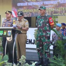Bupati, Kapolres Kepulauan Seribu dan Danramil 04 Pimpin Apel Gelar Pasukan Operasi LILIN-2023 untuk Pengamanan Nataru