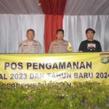Polsek Kepulauan Seribu Utara Melaksanakan Giat Pospam Pulau Pramuka Demi Keamanan Natal 2023 dan Tahun Baru 2024