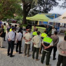 Polsek Kepulauan Seribu Selatan Bersama Instansi Pemerintah Gelar Pospam Pulau Tidung Demi Keamanan Natal 2023 dan Tahun Baru 2024