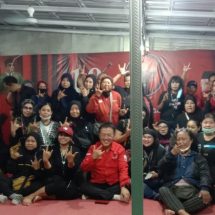 Timses Pemenangan Ganjar Mahfud Silaturahmi bersama Ojek Online di Dapil V Kota Surabaya