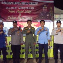Polsek Kep. Seribu Selatan Giat Posko Pengamanan di Pulau Untung Jawa untuk Ops Lilin Jaya 2023 dan Tahun Baru 2024