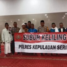 Polsek Kepulauan Seribu Utara Gelar Subuh Keliling di Masjid Annimah: Ajak Masyarakat Bersama Ciptakan Pemilu 2024 Aman dan Damai