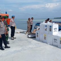 TNI/Polri Bersama Polres Kepulauan Seribu Siap Mengawal Logistik Pemilu 2024
