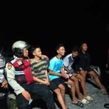 Patroli Malam Ramadhan: Polsek Kepulauan Seribu Utara Cooling System di Pulau Kelapa Pasca Pemilu 2024