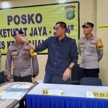 Kapolres Kepulauan Seribu Terima Kunjungan Pejabat Utama Asistensi Polda Metro Jaya untuk Tinjau Posko Ops Ketupat Jaya 2024