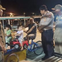 Kegiatan Patroli Malam Perintis Presisi: Antisipasi Gangguan Kamtibmas di Pulau Kelapa, Kepulauan Seribu Utara